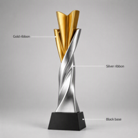 Nouveau Trophée Créatif en Résine 2026 – Design Haut de Gamme et Élégant pour Récompenses d'Entreprise, Distinctions d'Employés Exceptionnels, Cérémonies de Fin d'Année
