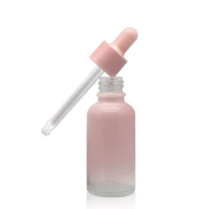 Custom Wholesale Empty Round pink 5ml 10ml 15ml 20ml 30ml <b>50ml</b> 100ml Eye Hair Essential Oil Glass Dropper <b>Bottles</b> - Product Image 3