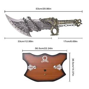 Réplica de la Espada de Kratos de God of War Ragnarok, 53 cm, Metal Real, Accesorio de Cosplay, Doble Espada del Caos - Product Image 2