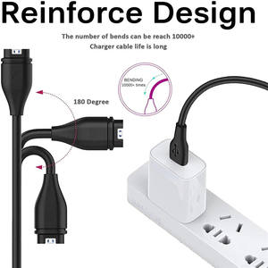 Cargador de Reloj Tipo C de Carga Rápida con Cable TPE Trenzado para <span class=keywords><strong>Garmin</strong></span> <span class=keywords><strong>Venu</strong></span> <span class=keywords><strong>2</strong></span> <span class=keywords><strong>Plus</strong></span>, Vivosmart 5, Fenix 7, 6, 5, TACTIX 7, Instinct <span class=keywords><strong>2</strong></span>, EPIX <span class=keywords><strong>2</strong></span>, Enduro - Product Image 5