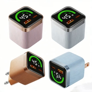 Cargador universal GaN PD3.0 de 45W con enchufe EU/UK/US/AU, adaptador de carga rápida para smartphone - Product Image 1