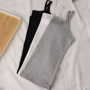 IBGUH LOGO personnalisé nouveauté camisole en dentelle à col rond à la mode pour porter comme couche extérieure ou comme couche intérieure - Product Image 4