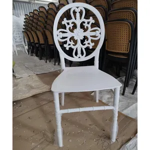 Chaise de salle à manger en plastique pour événement moderne bon marché mariage PP de haute qualité Vente en gros