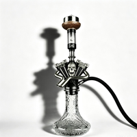 Ensemble de chicha MALAUD de luxe, original allemand, en acier inoxydable, haut de gamme, pour la maison, les fêtes, les bars, les cafés, les restaurants, les salons