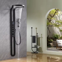 Nouveau Système de Douche Multifonctionnel LED SPA à Effet Pluie et Cascade en Laiton pour Salle de Bain, Fixation Murale, Vente Chaude 2026