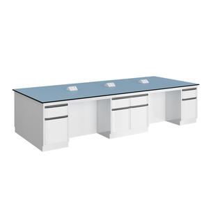 TMOON 530B RVS laboratoriumtafel met aanpasbare afmeting voor werkplaats, school, ziekenhuis - modern design laboratoriummeubilair - Product Image 2
