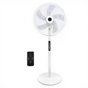 16inch Pedestal Fan- Oscillating Fan With 8 Speed Setting-remote <b>Control</b>- White - Product Image 1