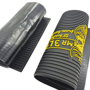 Personalized Silicone PVC Barber <b>Mat</b> Rubber Salon Station <b>Mat</b> Non Slip Heat Resistant Clipper Holder Pad Styling Workstation <b>Mat</b> - Product Image 2