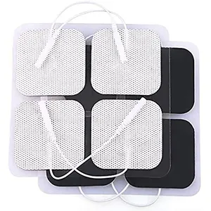 New Medical Square Shape Physiotherapy Equipment Massage Tens Snap Electrode Pad
