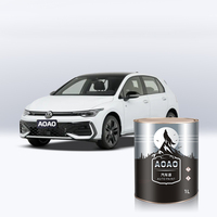 Peinture automobile polyuréthane 95% couleur identique, revêtement liquide de finition, couche de base pour la réparation de carrosserie automobile