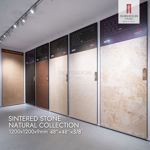 Dalles de porcelaine grand format 1200x2800mm aspect marbre Calacatta, <span class=keywords><strong>pierre</strong></span> frittée pour revêtement de sol intérieur – Vente en gros - Product Image 4