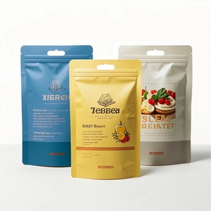 Factory Wholesale Aluminum Foil <b>Bag</b> Clear Smell Proof Food Grade Packaging <b>Bag</b> Seal Stand up Zipper Plastic Packing <b>Bag</b> for Food - Product Image 1