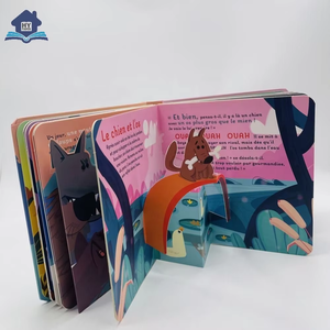 Vente en gros de papier éducatif pour enfants, impression en carton, <span class=keywords><strong>livre</strong></span> pop-up 3d, livres pop-up pour enfants avec dinosaures - Product Image 2