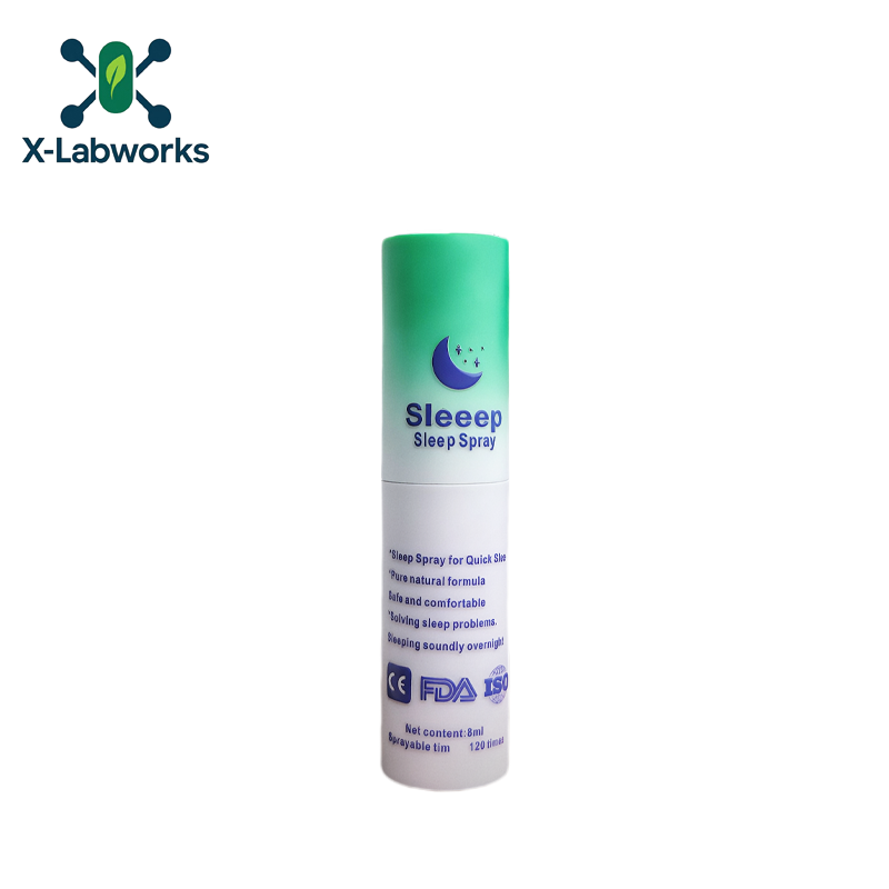 X-Labworks OEM спрей для сна расслабляющий глубокий сон с растительным экстрактом мелатонина