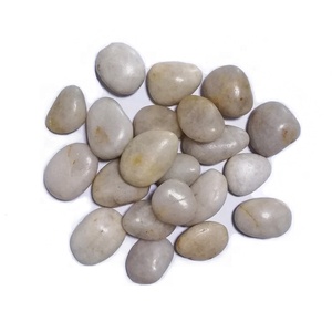 Paesaggio liscio 30-50mm <span class=keywords><strong>fiume</strong></span> ciottoli bianchi - Product Image 1