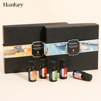 Coffret cadeau d'huiles essentielles hydrosolubles à étiquette privée, 12 pièces/ensemble, diffuseur avec lavande, romarin pour la peau, aromathérapie douce