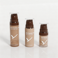 Flacon pompe sans air en PP longue durée 5ml 10ml 15ml pour crème, lotion, crème contour des yeux, lait corporel, démaquillant – Indispensable en voyage