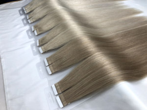 Extensions de cheveux humains russes Remy double drawn plus résistantes, prix de gros, couleur personnalisée, extensions à bandes adhésives - Product Image 4
