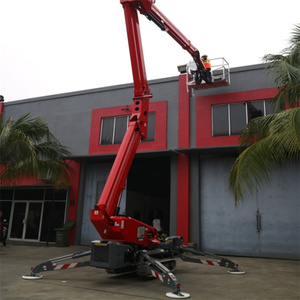 40ft 60ft 80ft 12m - 24m Elektrische Hefboom Rupskraan Gelede Hefboom <span class=keywords><strong>Lift</strong></span> Spinlift voor de Bouw - Product Image 4