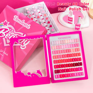 Vendeeni Nieuwe Trend 48 Kleuren Roze Rode Gel Polish Collectie Set TPO Vrij Hema Vrij OEM Aangepaste 15ml Gel UV Kleur Gel Nagellak - Product Image 4