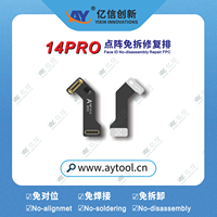 Boîtier de réparation de données Face ID AY avec détection de batterie, réparation de couleur, programmeur multifonction de restauration pour la série 14, conception à clapet