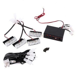3LED 6 en 1 grille de voiture <span class=keywords><strong>flash</strong></span> 18LED grille <span class=keywords><strong>flash</strong></span> moto <span class=keywords><strong>flash</strong></span> <span class=keywords><strong>DC</strong></span> 12V - Product Image 2