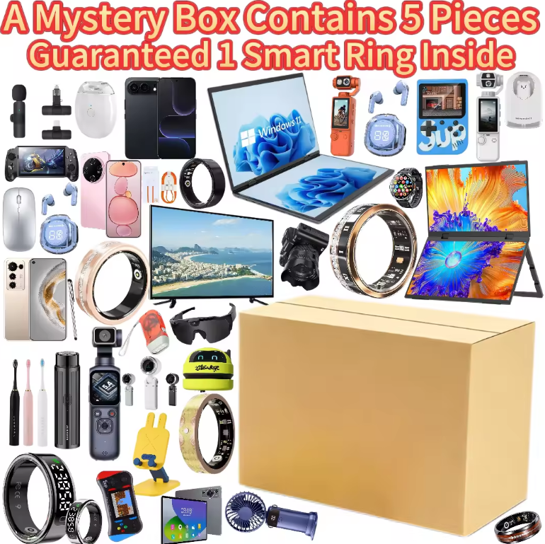 1 Blind Box with 5 Items incl. 1 Smart Ring (Multi)