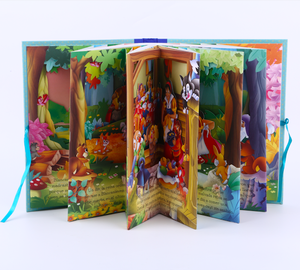 Professionisti bambini 3D Pop-up servizio di stampa del libro Boardbook stampante utilizzando carta Offset per la <span class=keywords><strong>letteratura</strong></span> per bambini - Product Image 1