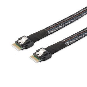 SFF-8654 SlimSAS 4I สาย24กรัม SlimSAS 4X สายเคเบิลสำหรับคอมพิวเตอร์ - Product Image 1