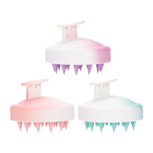 Brosse de massage du cuir chevelu à poils doux pour les soins capillaires et la relaxation - Product Image 5