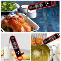 Vente en gros Thermomètre alimentaire étanche en acier inoxydable Cuisine Cuisson Bbq Lecture instantanée Thermomètres à viande numériques intelligents