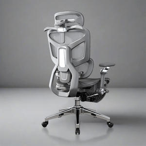 モダンデザイン人間工学に基づいたエグゼクティブオフィスチェア、在宅勤務環境に最適、快適なリフト機能付きフルメッシュチェア、卸売販売 - Product Image 1