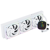 Refroidisseur AIO pour processeur Thermal-right FROZEN HORIZEN 360 Digital ARGB Blanc Noir avec ventilateurs TL-Q12 2000 RPM±10% pour AM5/AM4 LGA1700/1851