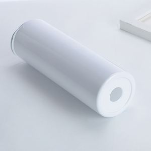 Gobelet isotherme à double paroi en acier inoxydable de 20 oz, anti-fuite, sans BPA, écologique, pour sublimation, avec paille en plastique – Idéal comme cadeau - Product Image 3