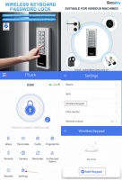 Clavier sans fil étanche en métal, compatible avec TTlock Ble, contrôle d'accès aux portes, batterie/5V DC en option, peut être utilisé avec n'importe quel appareil TTLock