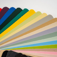 Feuilles de cuir artificiel non tissé en PVC avec fauteuil en PU synthétique Rexine Tapis thermoformés Roll Antifouling