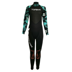 Combinaison de <span class=keywords><strong>plongée</strong></span> 3mm en néoprène pour femmes, protection complète du corps contre les UV, maillot de bain une pièce à manches longues - Product Image 1