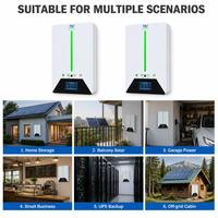 Système de stockage d'énergie domestique mural rechargeable haute capacité 5KWH LiFePO4 25.6V pour l'alimentation domestique - Vente en gros