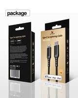 Câble Type C vers Lightning certifié MFi Premium 27W PD 9V 3A Charge rapide Puce Apple d'origine pour Apple iPhone iPad iPhone