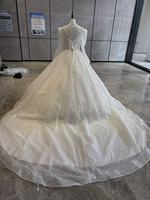 NOUVELLE ARRIVÉE Robe de mariée princesse classique sur mesure grande taille avec traîne chapelle, robe de bal blanche perlée pour mariée