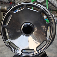 Rines de Aleación Forjados con Acabado Pulido y Cepillado, Estilo Retro con Ventanas, 19, 20, 21 Pulgadas, 5x112, Clásicos para Mercedes