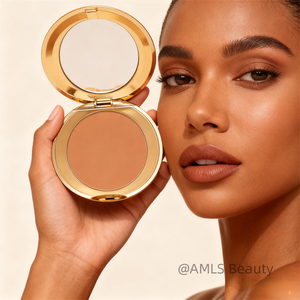 Maquillaje de larga duración Ajuste de polvo Control de aceite Acabado mate Polvo compacto OEM - Product Image 1