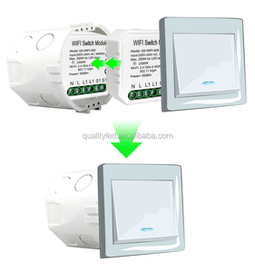 Sonoff — interrupteur mural avec minuterie, wi-fi, 10a, pour maison connectée, fonctionne avec Alexa, Google, <span class=keywords><strong>PC</strong></span> V0, 1 Gang, mise à jour - Product Image 6
