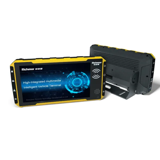 Richmor Smart Aangeraakt Monitor 6ch Hd Video Surveillance Auto Camera Dvr Voertuig Dvr Camera Systeem
