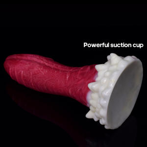 NNSX Dicker Dildo Natürliches Biegen Anal Spielzeug Swirly Patterns Größere und kleinere Silikon Vagina Mit Saugnapf Adult Games SexToy - Product Image 3