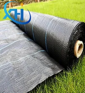 Membrana de geotêxtil PP tecido PE para cobertura à terra tapete anti-grama para controle de ervas daninhas pano bloqueador de filme de cobertura para paisagem