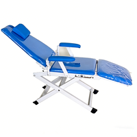 Fauteuil dentaire mobile pliable portable, équipement de fauteuil dentaire mobile
