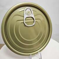 Haute Qualité 307 #   Couvre-boîte en aluminium chromé de 83,3 mm à ouverture facile pour boîtes de thon et de sardines
