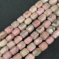 Perles en pierre naturelle facettées Jinstone 13x17mm, forme baril rectangulaire, en vrac pour la fabrication de bijoux, bracelets, colliers, brin de 15 pouces