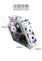 Computer Cases & Towers Desktop Glass Side High Quality Mini Gaming PC Desktop Computer Gaming ITX Case